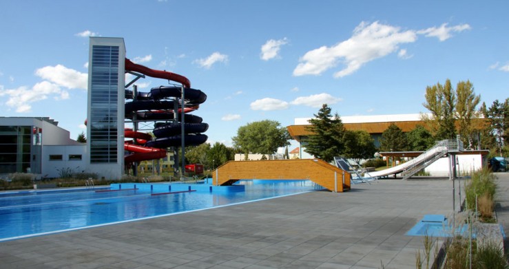 Projekt rekonstrukce aquaparku v Uherském Hradišti