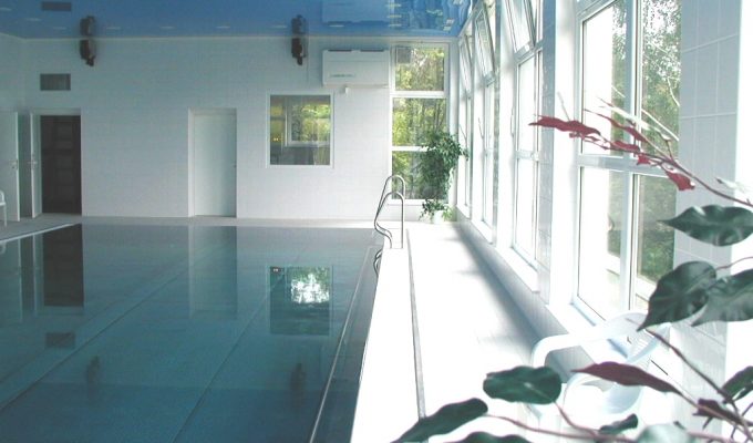 Projekt vnitřního rehabilitačního bazénu v hotelu Hubert v Luhačovicích