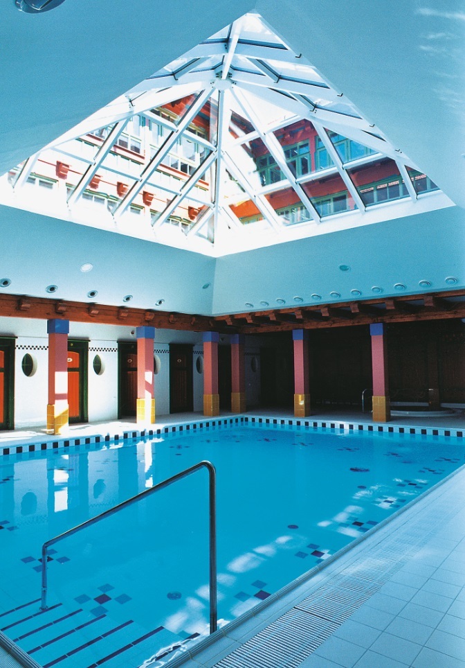 Projekt hotelového bazénu pro Lázeňský dům v Luhačovicích