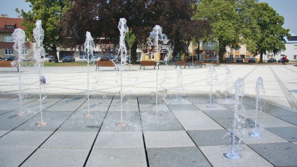 Projekt a realizace fontány v Hulíně