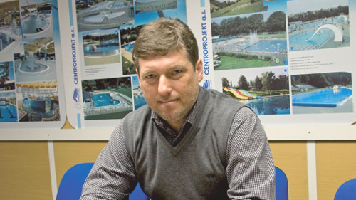 Petr Ševela, ředitele divize Aquaparky, bazény a bazénové technologie